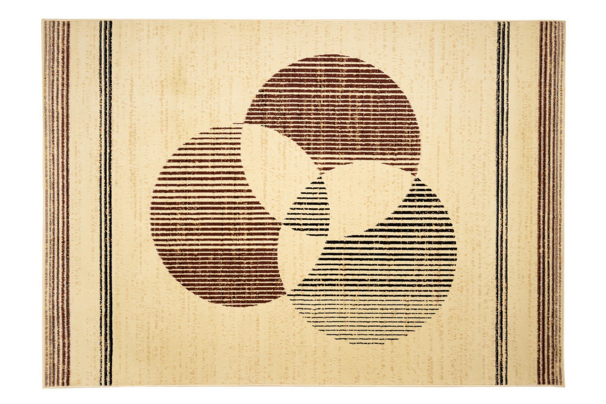 TEPPICH LUXURY Creme Geometrisch 300/400 cm - Creme, Textil (300/400cm) - Tapiso
