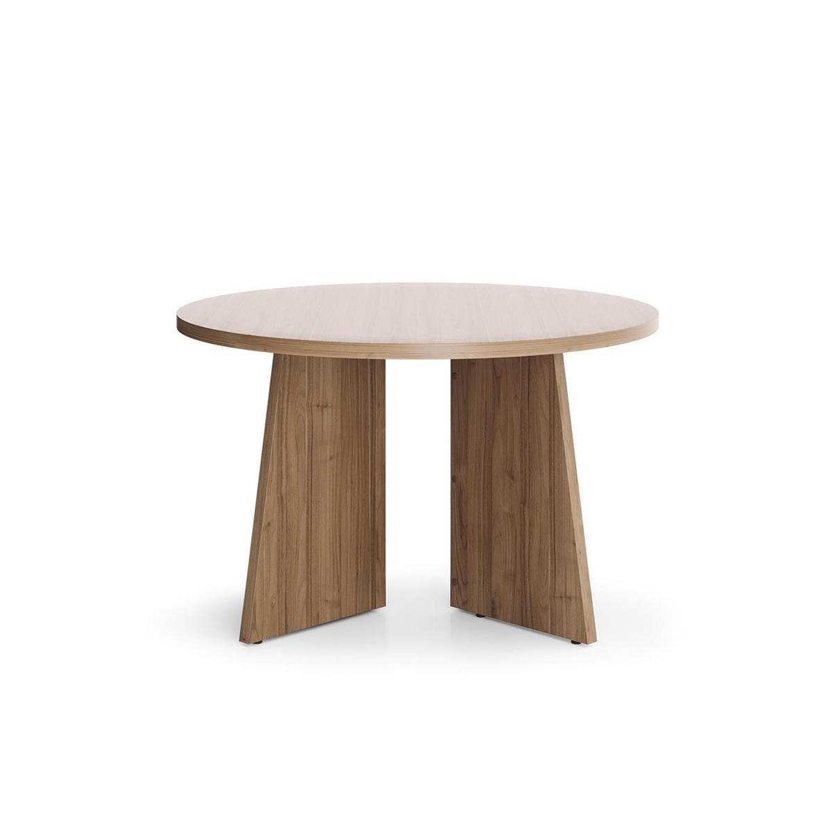 COUCHTISCH Aurena, Kaschmir mit Walnuss - Walnussfarben, Holzwerkstoff (75/75/47cm) - Bettso