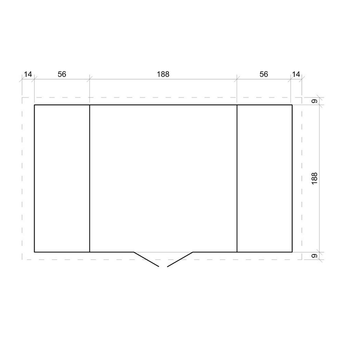 HOLZHAUS GARTENHAUS mit Brennholzschuppen M391+M391G - mit imprägniertem Boden - 3,53 + 0,97 + 0,97 m2 - Beige, Holz (328/218/206cm) - Timbela