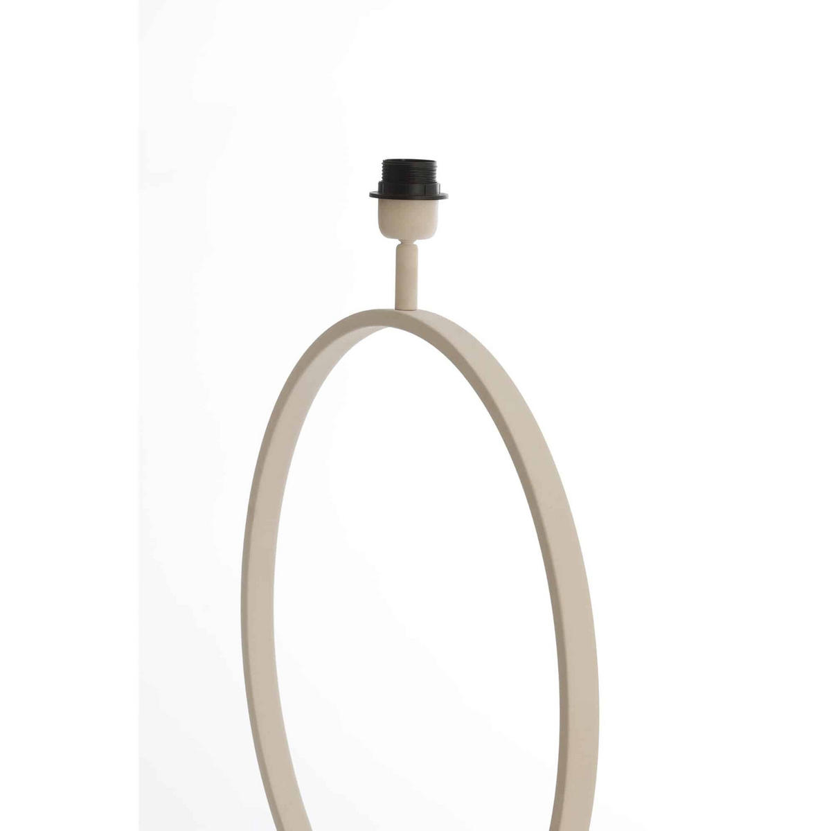 LAMPENFUSS Liva Weiß Ø50/64 cm - Weiß, Metall (50/15/59cm) - Light & Living