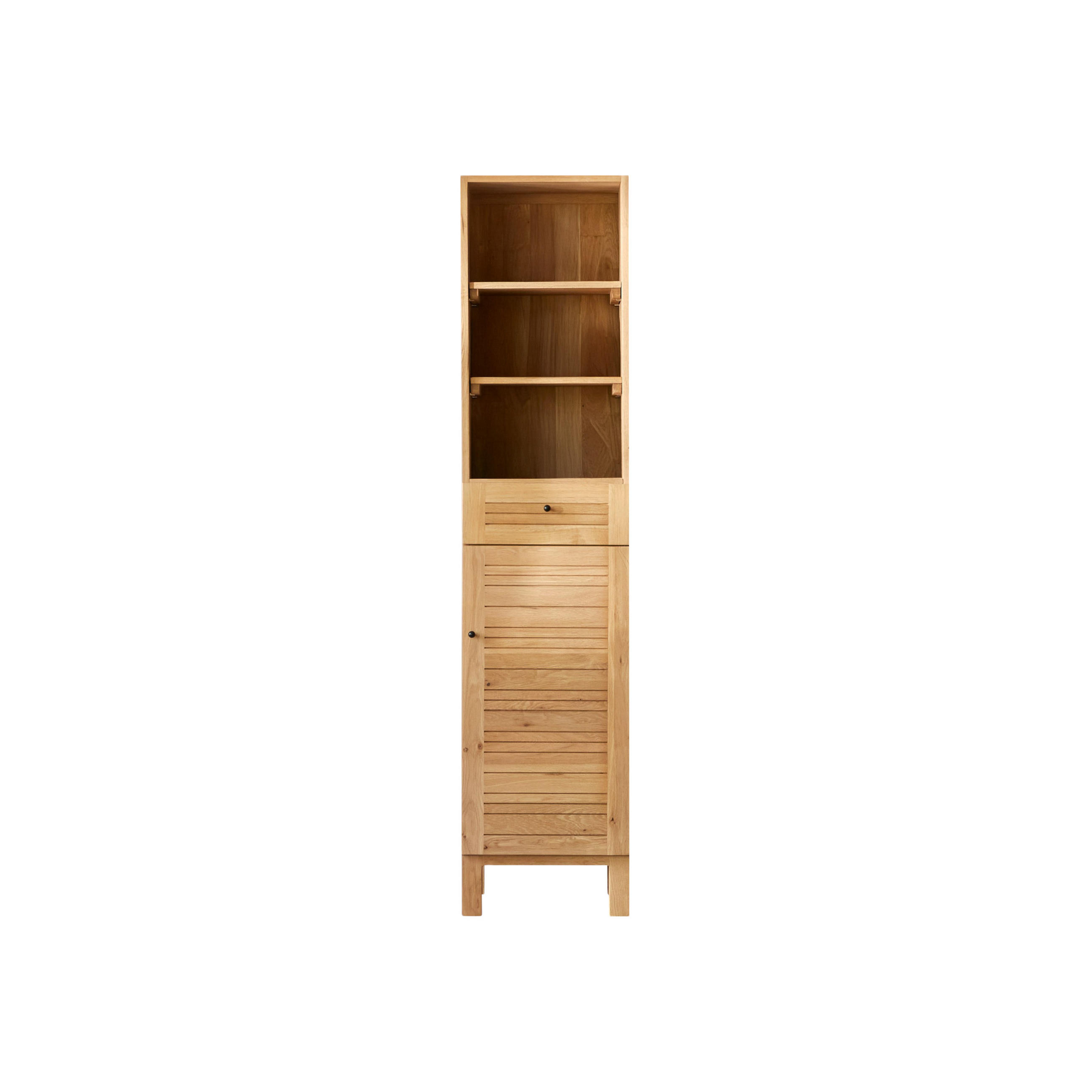 HOCHSCHRANK Soho Natur aus Eiche - Naturfarben, Holz (40/175/35cm) - Tikamoon