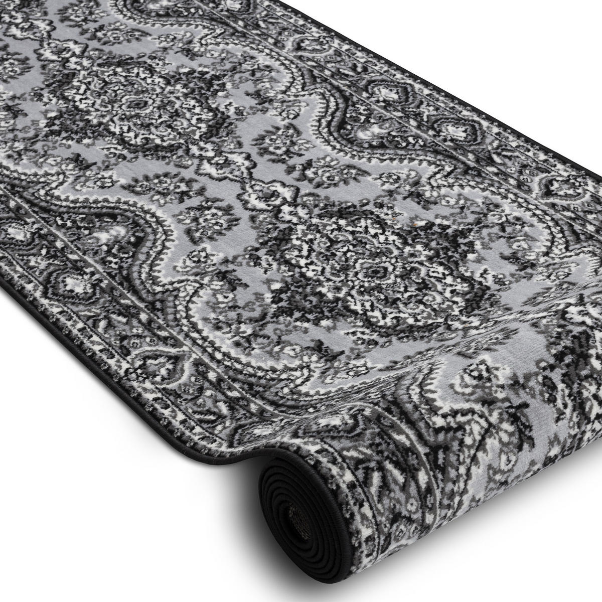 LÄUFER BCF MORAD 100/350 cm - Grau, Textil (100/350cm) - rugsX