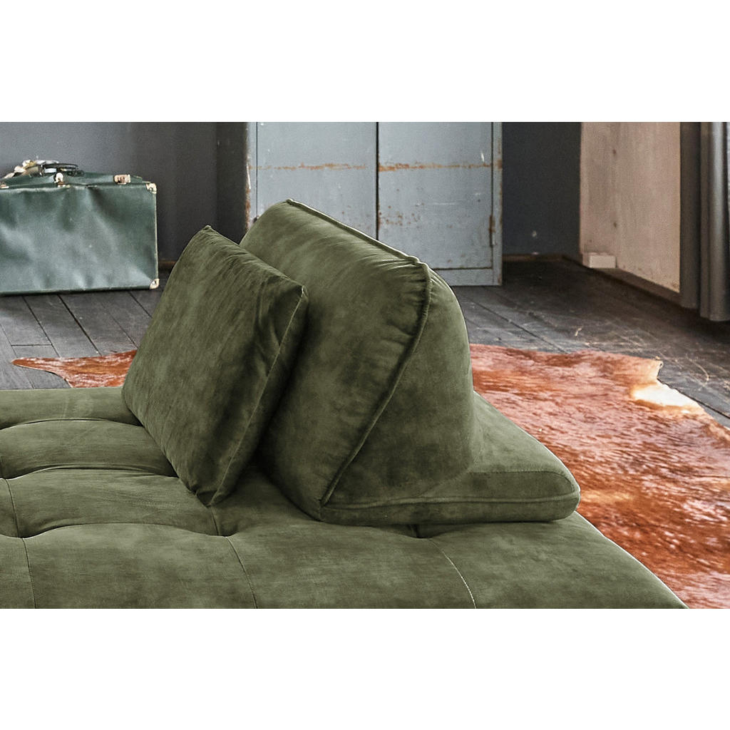 Thumbnail - Kawola Sofa, Grün, Textil, Echtholz, 2-Sitzer, Füllung: Schaumstoff, 240x80x110 cm, Wohnzimmer, Sofas & Couches, Sofas