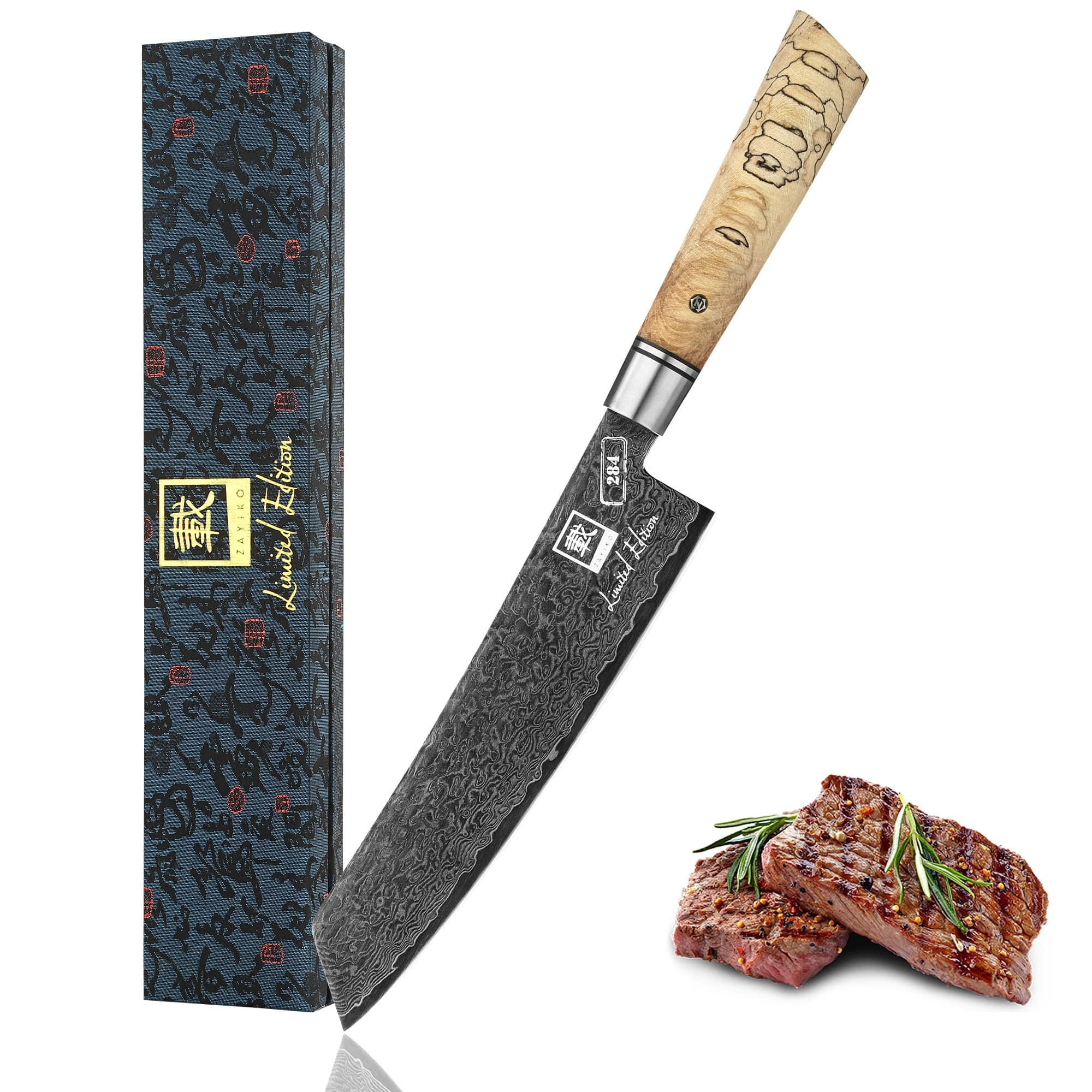 Zayiko Chefmesser Schwarz 35 cm