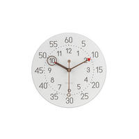 WANDUHR Design Weiß 29/29 cm - Weiß, Holzwerkstoff (0.44/29/1cm) - ONZENO