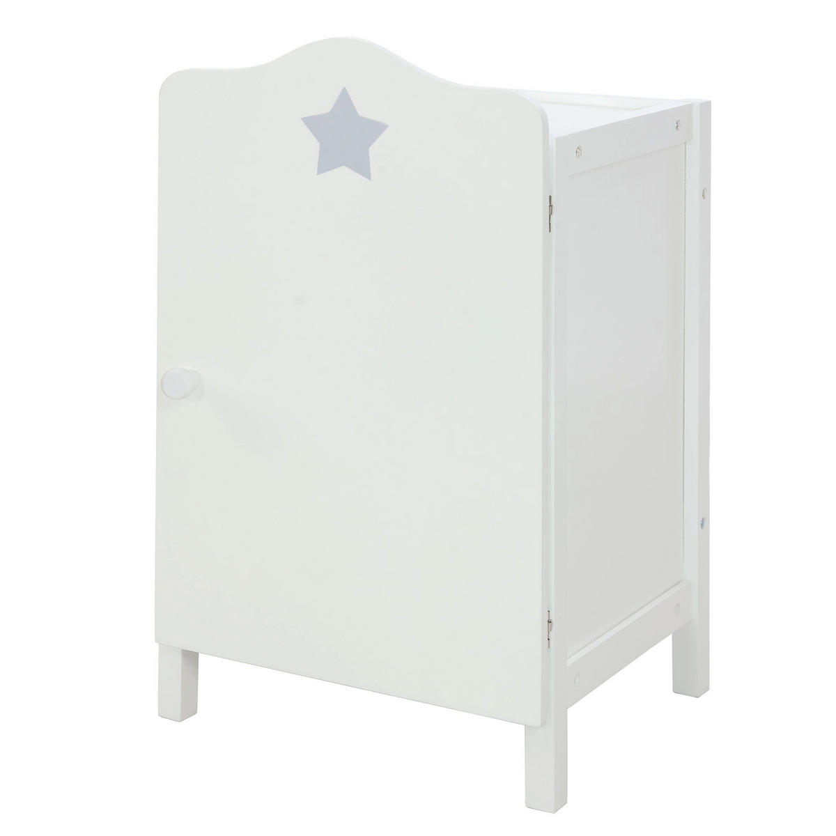 PUPPENKLEIDERSCHRANK Stella - Grau, Holzwerkstoff (29.5/52/26.5cm) - Roba