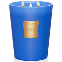 DUFTKERZE im Glas Patchouli Sandelholz 3 Dochte 990g - Blau, Paraffin (16cm)