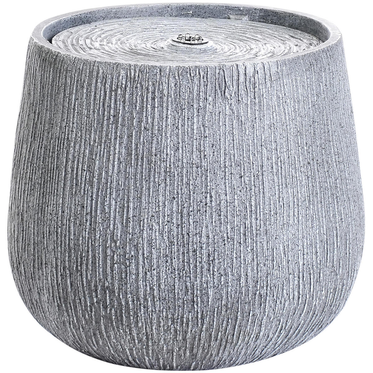 GARTENBRUNNEN Grau Cascata - Grau, Kunststoff (38/38/33cm) - Beliani