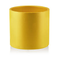 BLUMENTOPF Ava Gelb 12.7/12.7/11.7 cm Keramik - Gelb, Keramik (11.7cm) - Mondex
