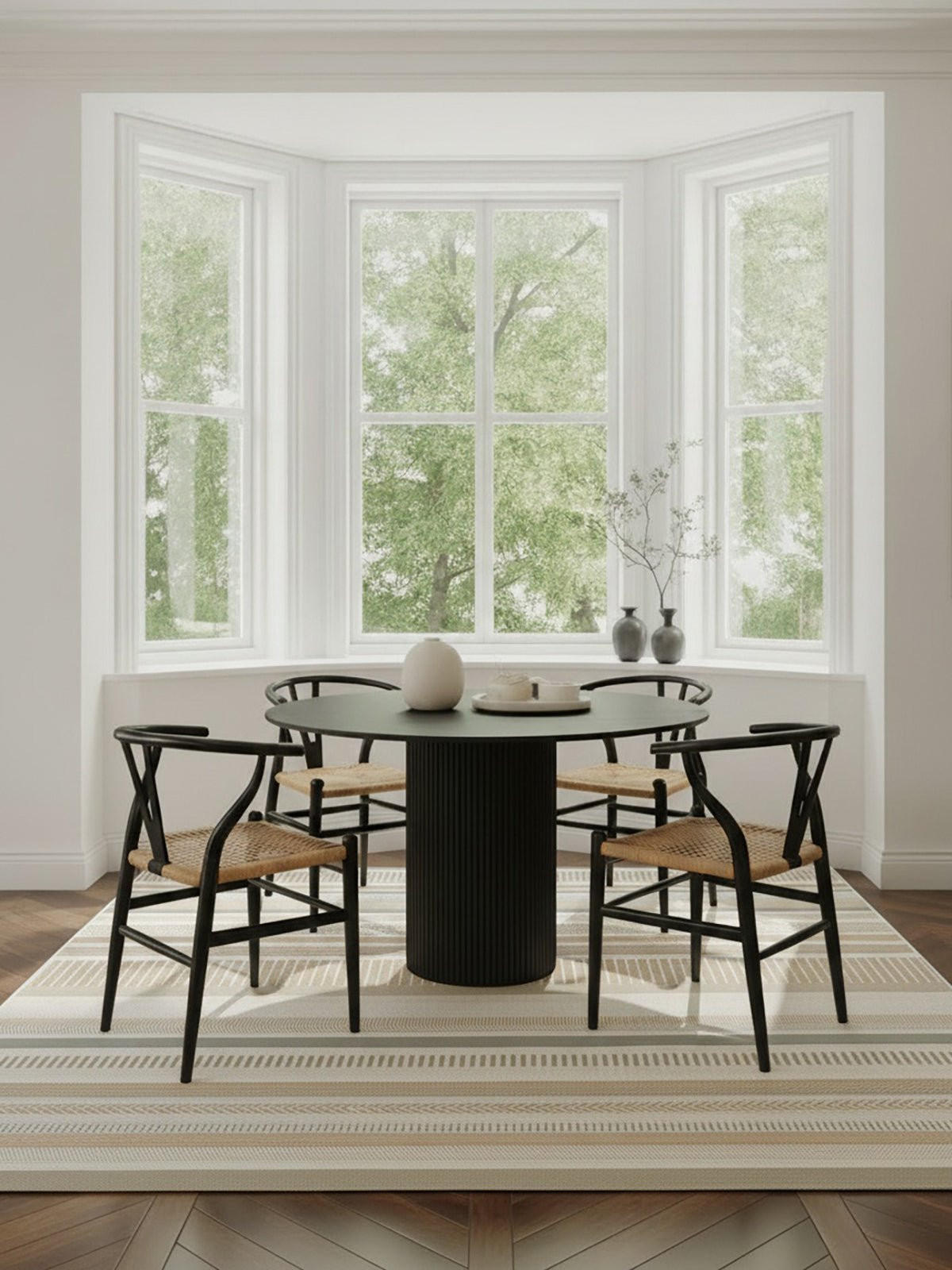 TEPPICH für Innen- und Außenbereich gestreift grün - Grün, Textil (160/230cm) - AFK Living