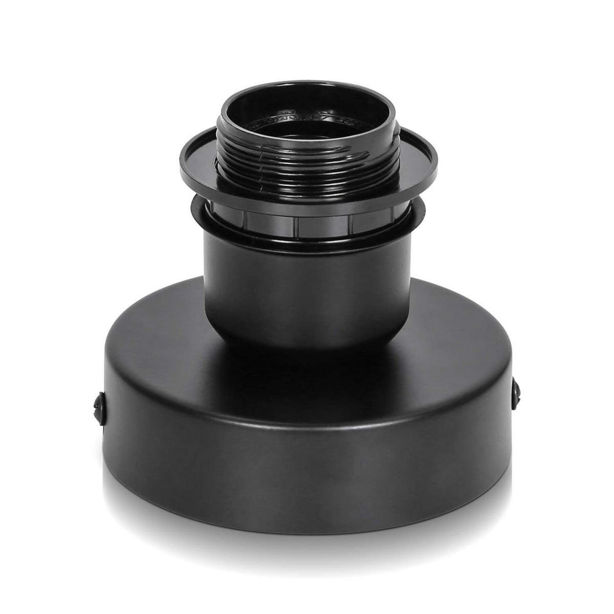 DECKENLEUCHTE Eberhard 16/16/13.4 cm - Schwarz, Metall (16/16/13.4cm) - Nettlife