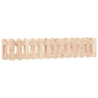 HOCHBEET Lattenzaun-Design 150x30x30 cm Massivholz Kiefer - Naturfarben, Holz (150/30/30cm) - furnicato