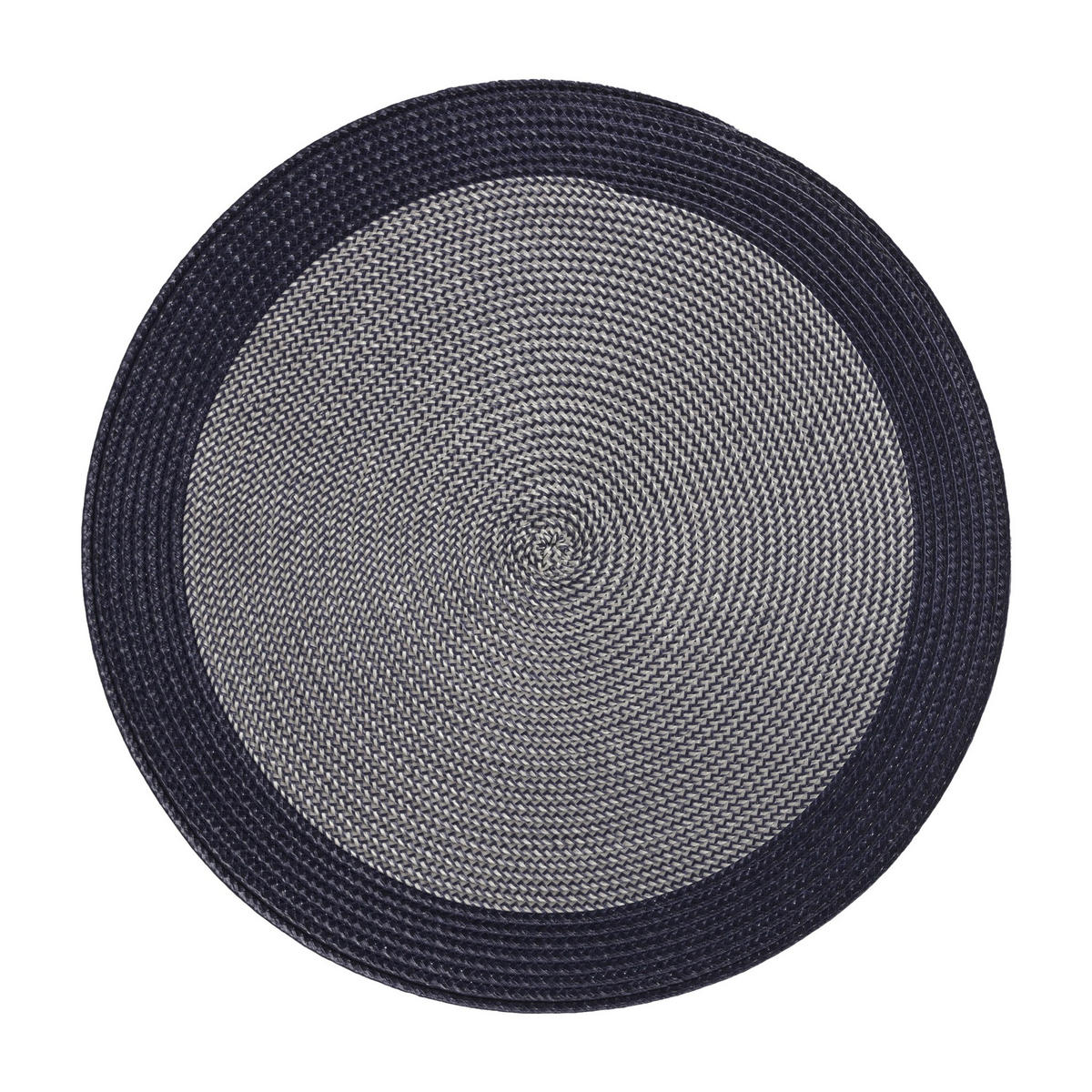 TISCHSET Lisena, Durchmesser 38cm, Rund Platzmatte, Platzdeckchen Telleruntersetzer für Dekorative Tisch, Esszimmer, Restaurant - Blau, Kunststoff (38cm) - home&you