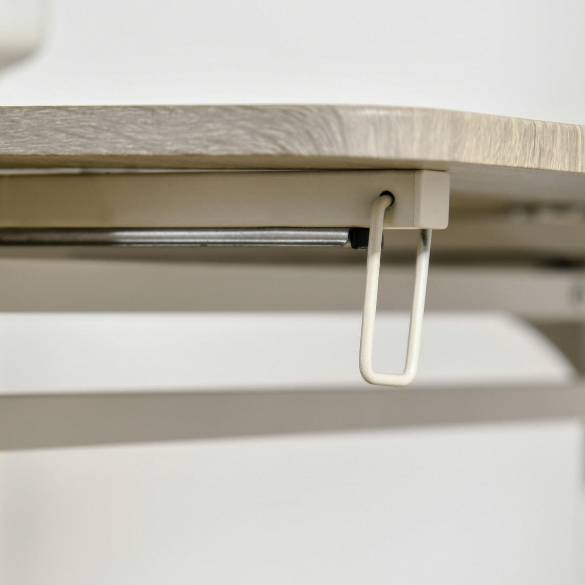 ESSGRUPPE DE-39280 klappbarer Tisch mit 2 Stühlen Natur/Weiß - Naturfarben, Holzwerkstoff (110/75/70cm) - ComfortXL