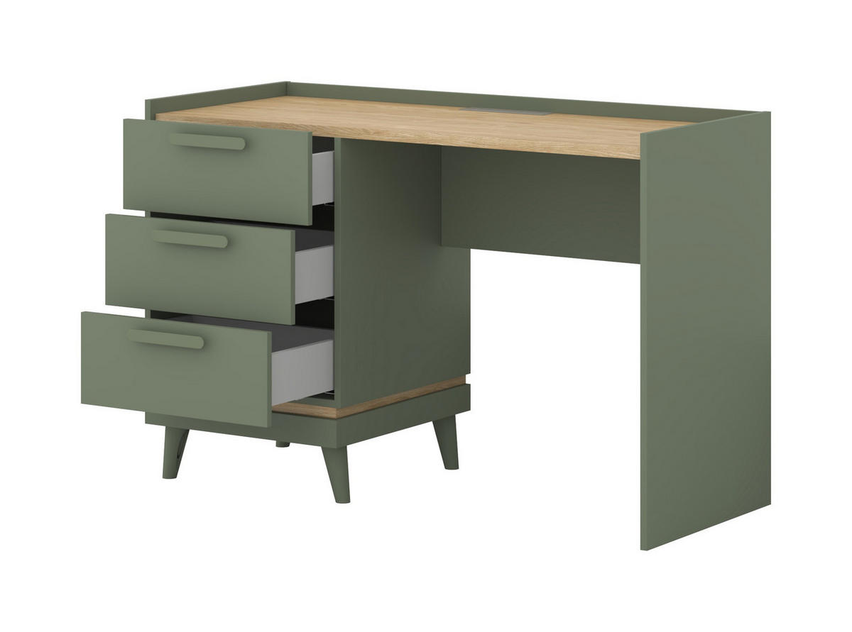 SCHREIBTISCH ACARA 120x50x79,5 cm Bürotisch Computertisch, Hellgrün - Hellgrün, Holzwerkstoff (50/120/79.5cm) - MASSENO