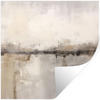 WANDTATTOO Moderne Kunst - Abstrakt - Beige 50x50 cm - Beige, Kunststoff (50/50/0.1cm) - MuchoWow