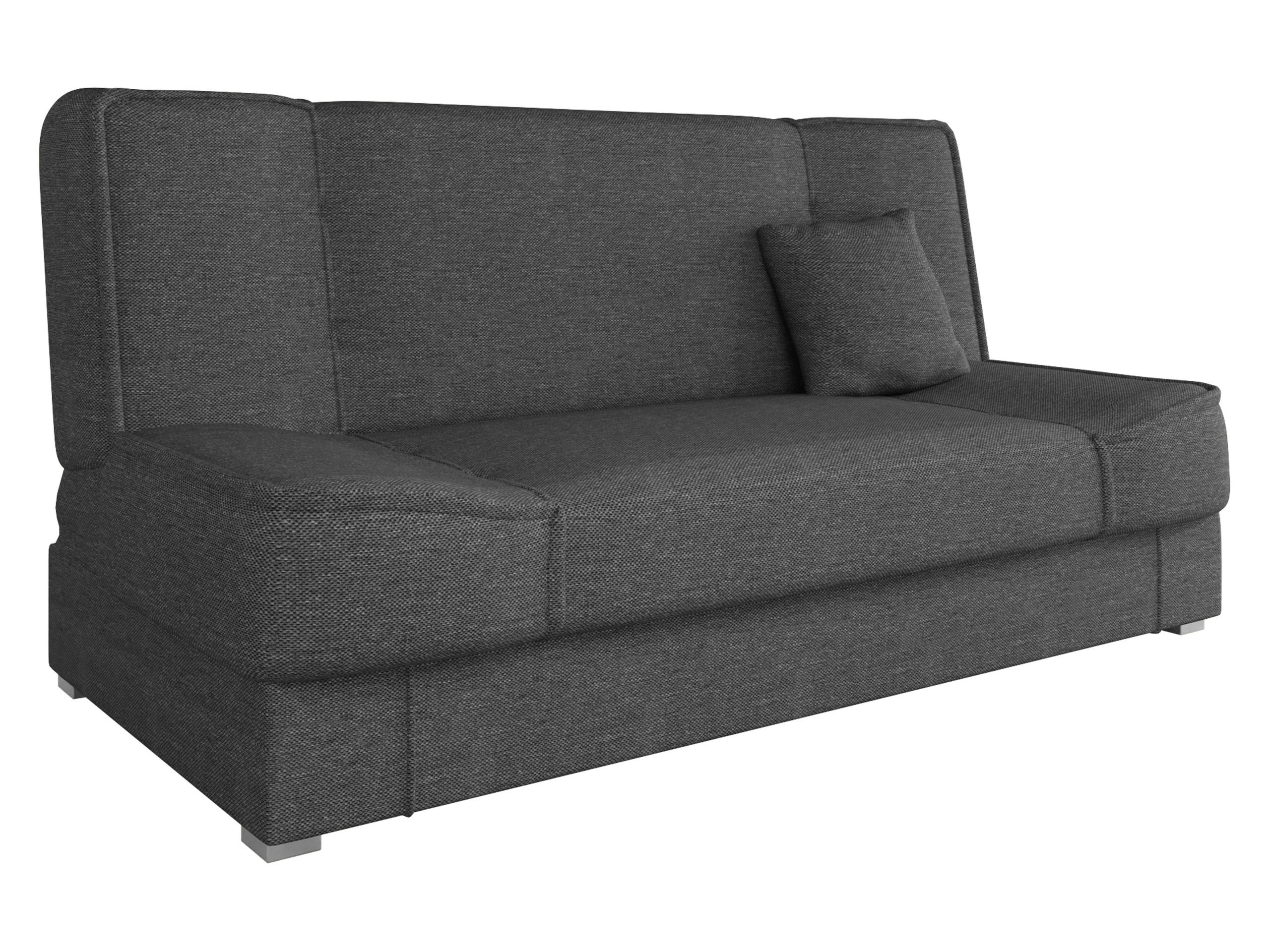 CANAPEA EXTENSIBILA Gabi - argintiu/gri, material plastic/material textil (175/80/80cm) - MIRJAN24