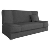 CANAPEA EXTENSIBILA Gabi - argintiu/gri, material plastic/material textil (175/80/80cm) - MIRJAN24