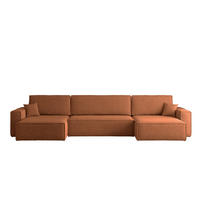 ECKSOFA Mit Schlaffunktion Und Bettkasten, Eckcouch BEST U XL Stoff Verita Kupfer - Kupferfarben, Holz (142/372cm) - Kaiser Möbel