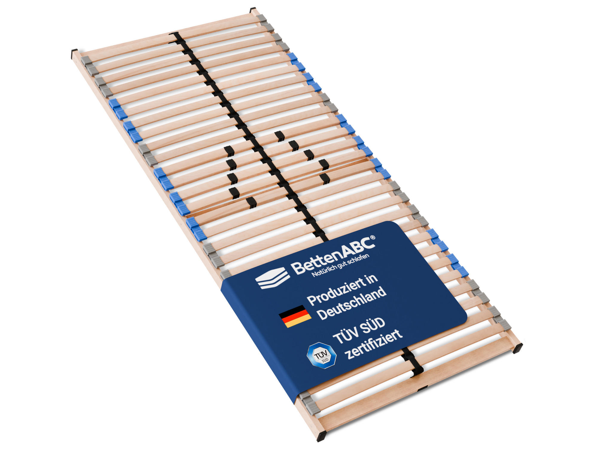 LATTENROST Madera, 7 Zonen, zur Selbstmontage, Größe: 100x220 - Braun, Holz (100/220cm) - Betten-ABC