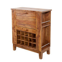 BARSCHRANK MAKASSAR Sheesham Natur 85110 cm - Naturfarben, Holz (110/100/40cm) - riess-ambiente