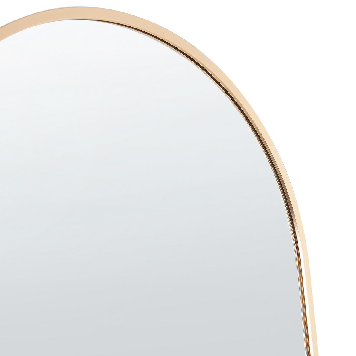 STEHSPIEGEL gold 36/150 cm Bagnolet - Goldfarben, Metall (36/150/40cm) - Beliani