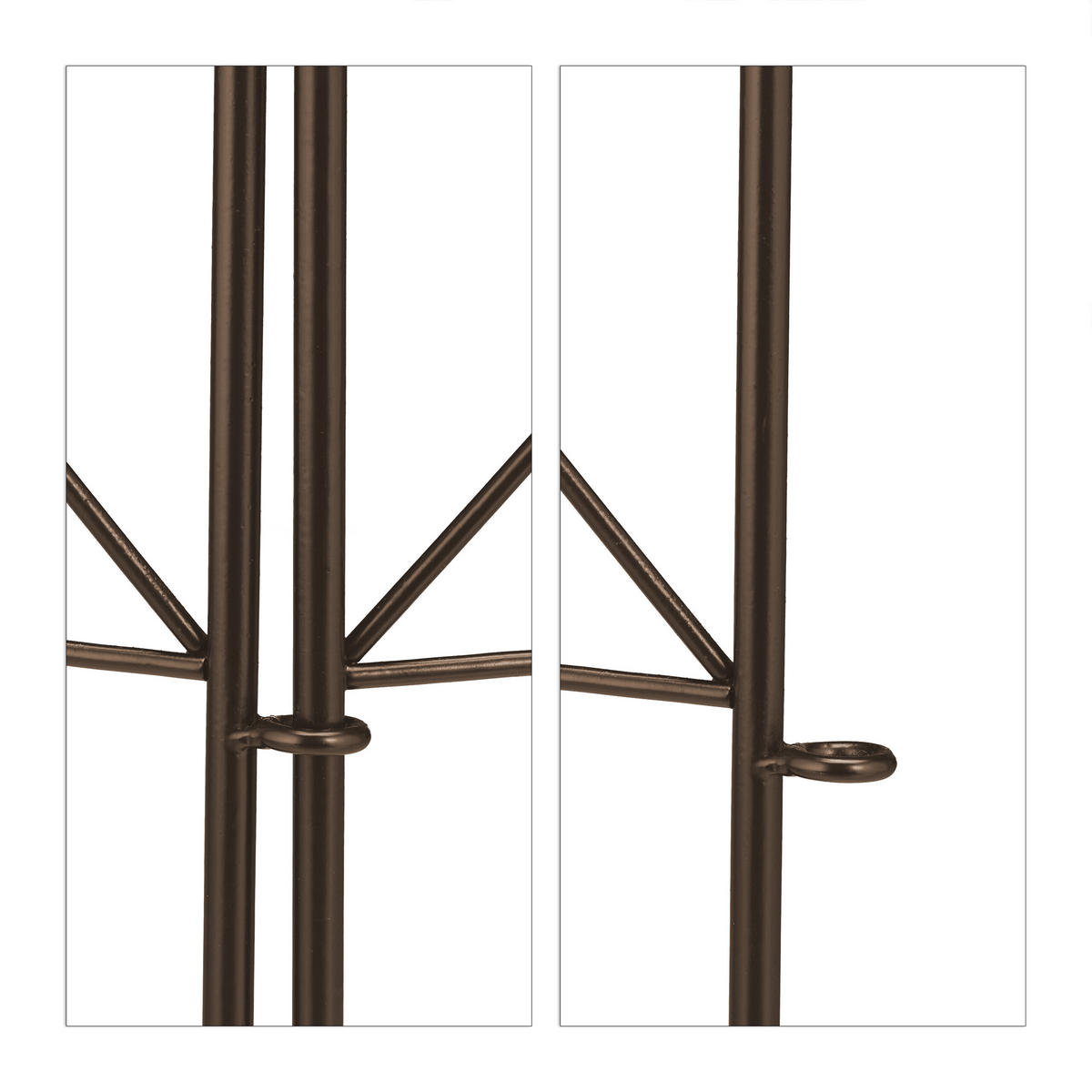 4XBEETZAUN - Kupferfarben, Metall (62.5/60/2cm) - Relaxdays