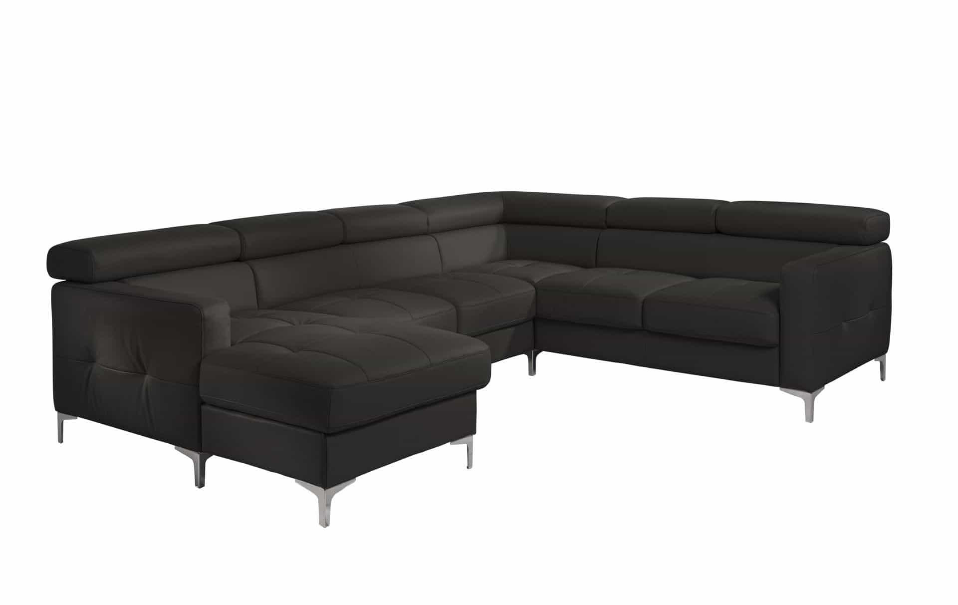 Cotta Wohnlandschaft Dunkelbraun 240x74x304 cm