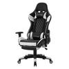 GAMING-STUHL Schwarz-Weiss - Weiß, Metall (68/135/73cm) - ML-DESIGN