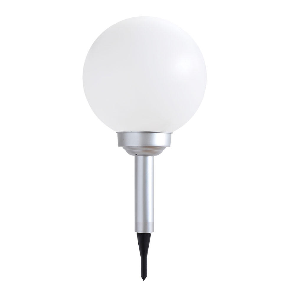 LED AUSSENLEUCHTE Kugel Weiß Kunststoff - Weiß, Kunststoff (15/15/42.5cm)
