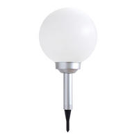 LED AUSSENLEUCHTE Kugel Weiß Kunststoff - Weiß, Kunststoff (15/15/42.5cm)