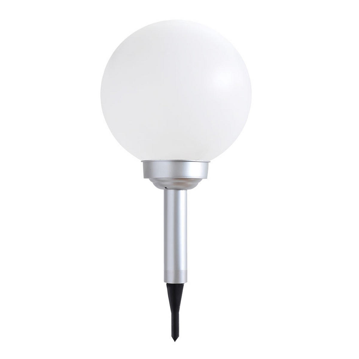 LED AUSSENLEUCHTE Kugel Weiß Kunststoff - Weiß, Kunststoff (15/15/42.5cm)