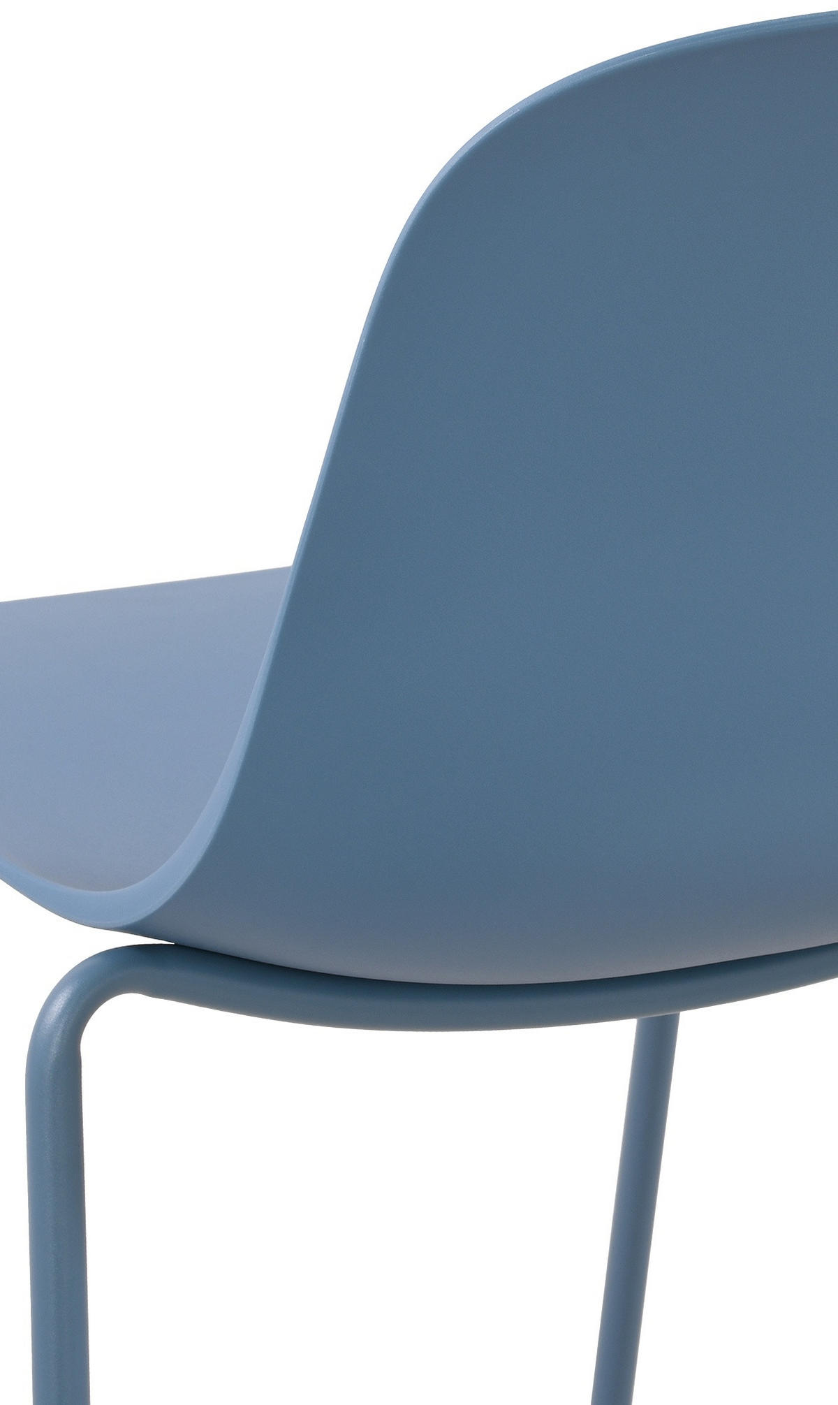 STAPELSTUHL Kunststoff blau - Blau, Kunststoff/Metall (51/85/53cm) - CLP