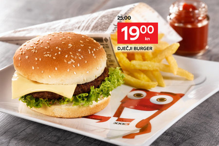 Lesnina restoran dječji burger