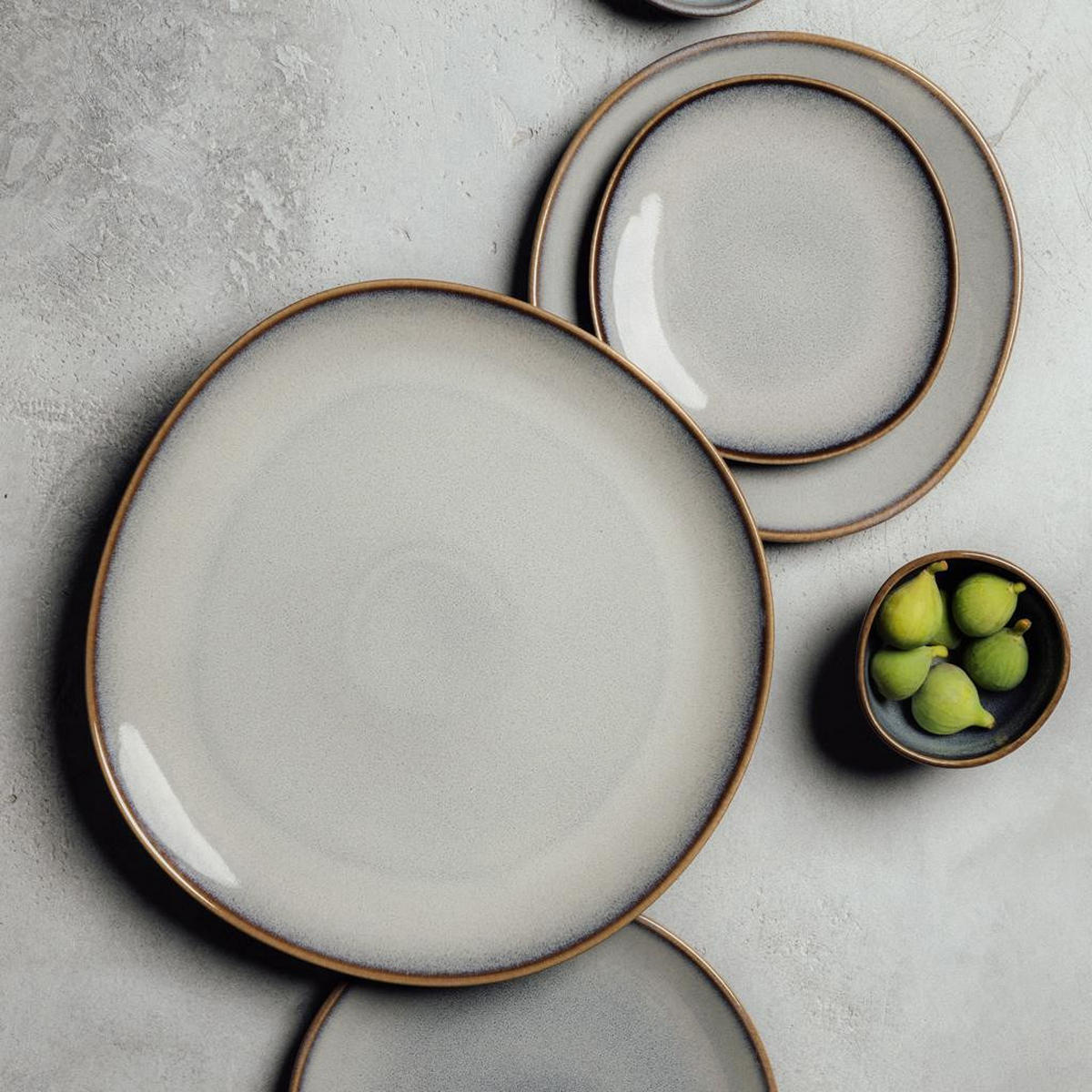 BROTTELLER Lave Beige 17,6 x 16,8 cm 6er Set - Beige, Keramik (17.6cm) - like.Villeroy & Boch