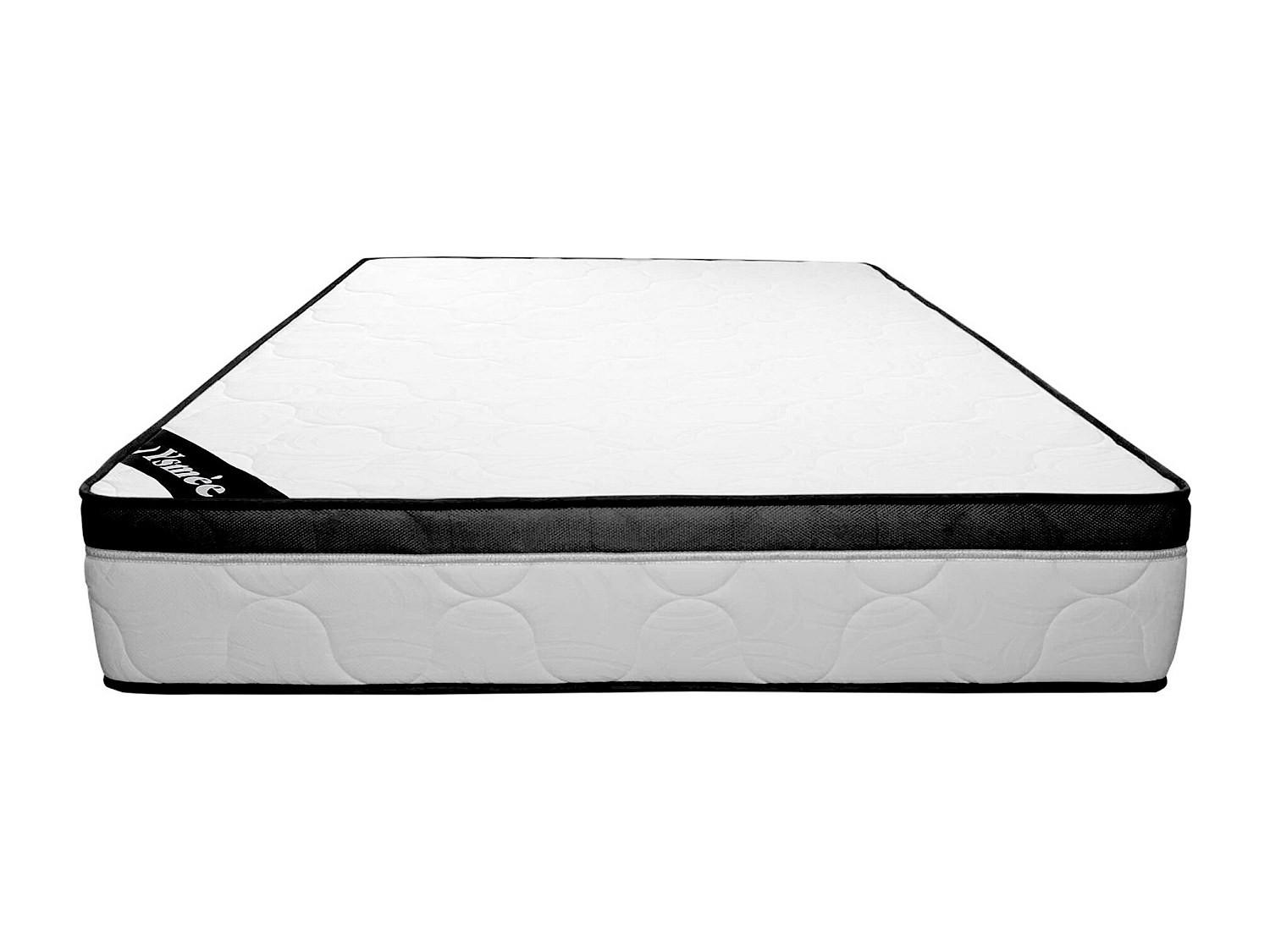 STANDARDMATRATZE - 2 Personen - stoff - weiß Solak - Weiß, Textil (160/200cm) - Vente-Unique