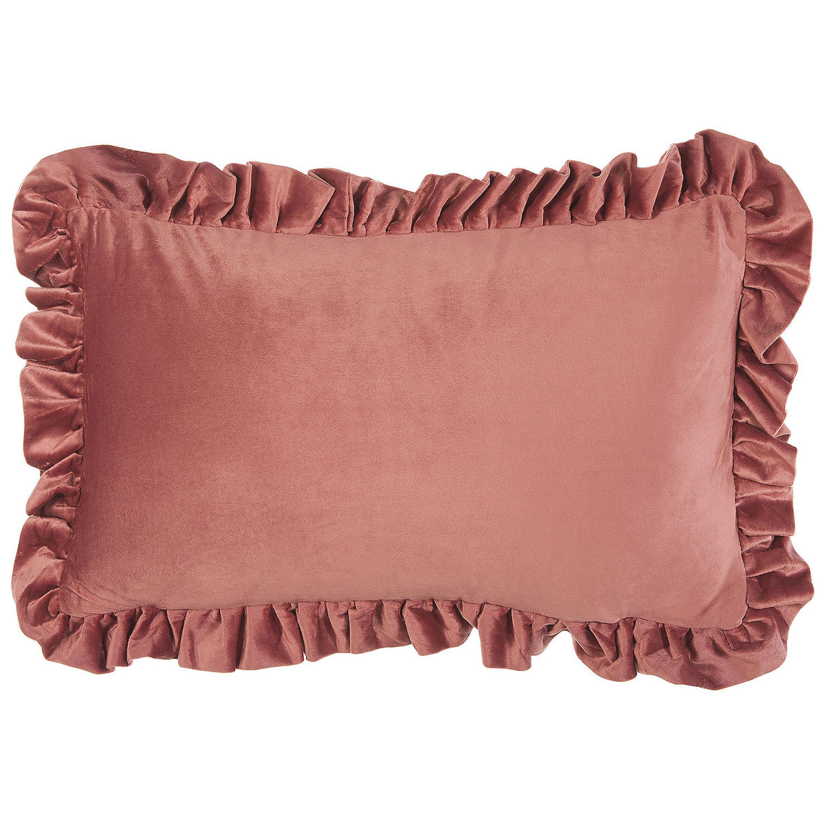DEKOKISSEN 2er-Set Rosa 30/50 cm Kalanchoe - Pink, Textil (30/50cm) - Beliani