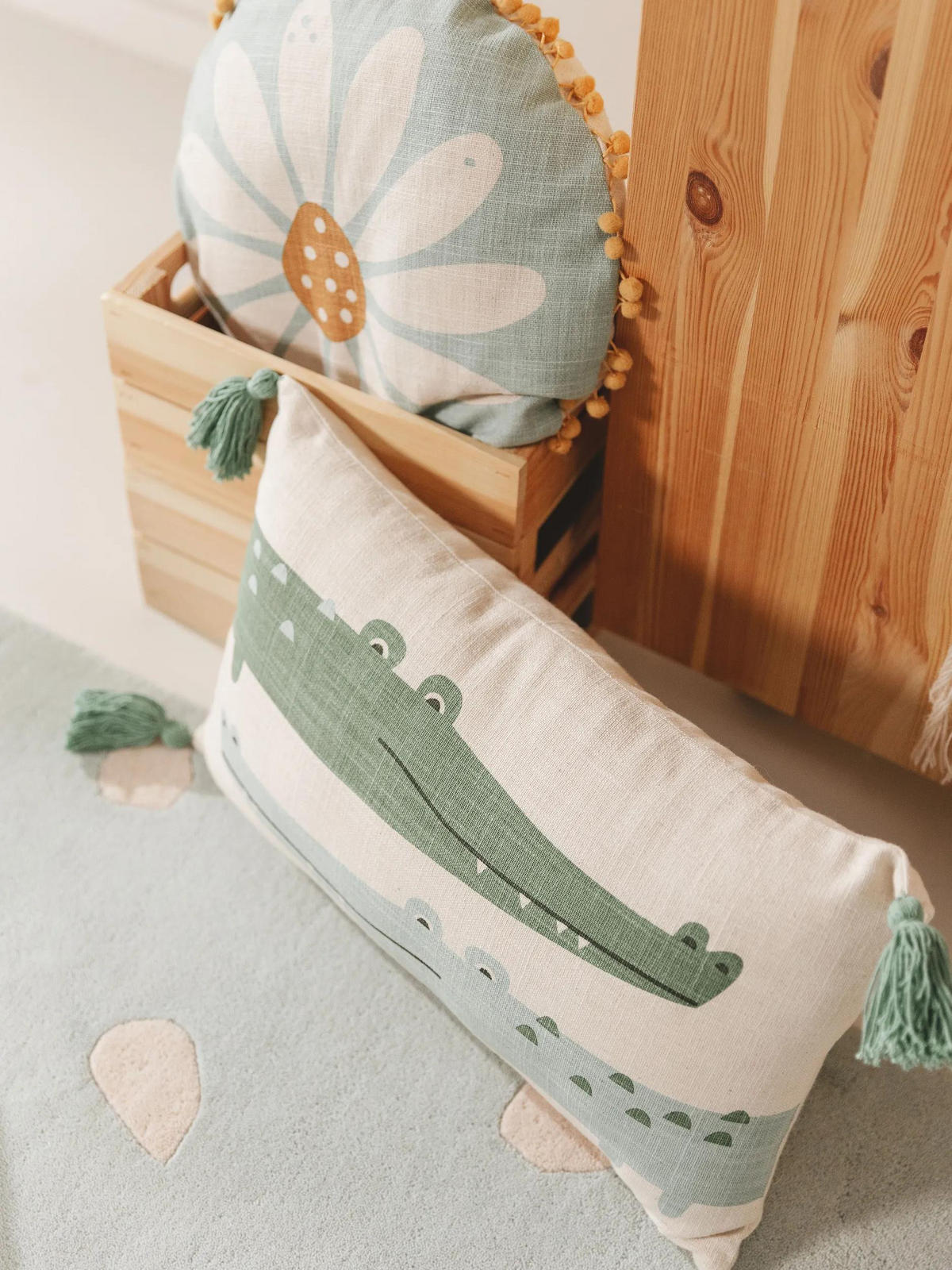KISSENBEZUG Savannah Grün 30x50 cm - Grün, Textil (30/50cm) - Lytte