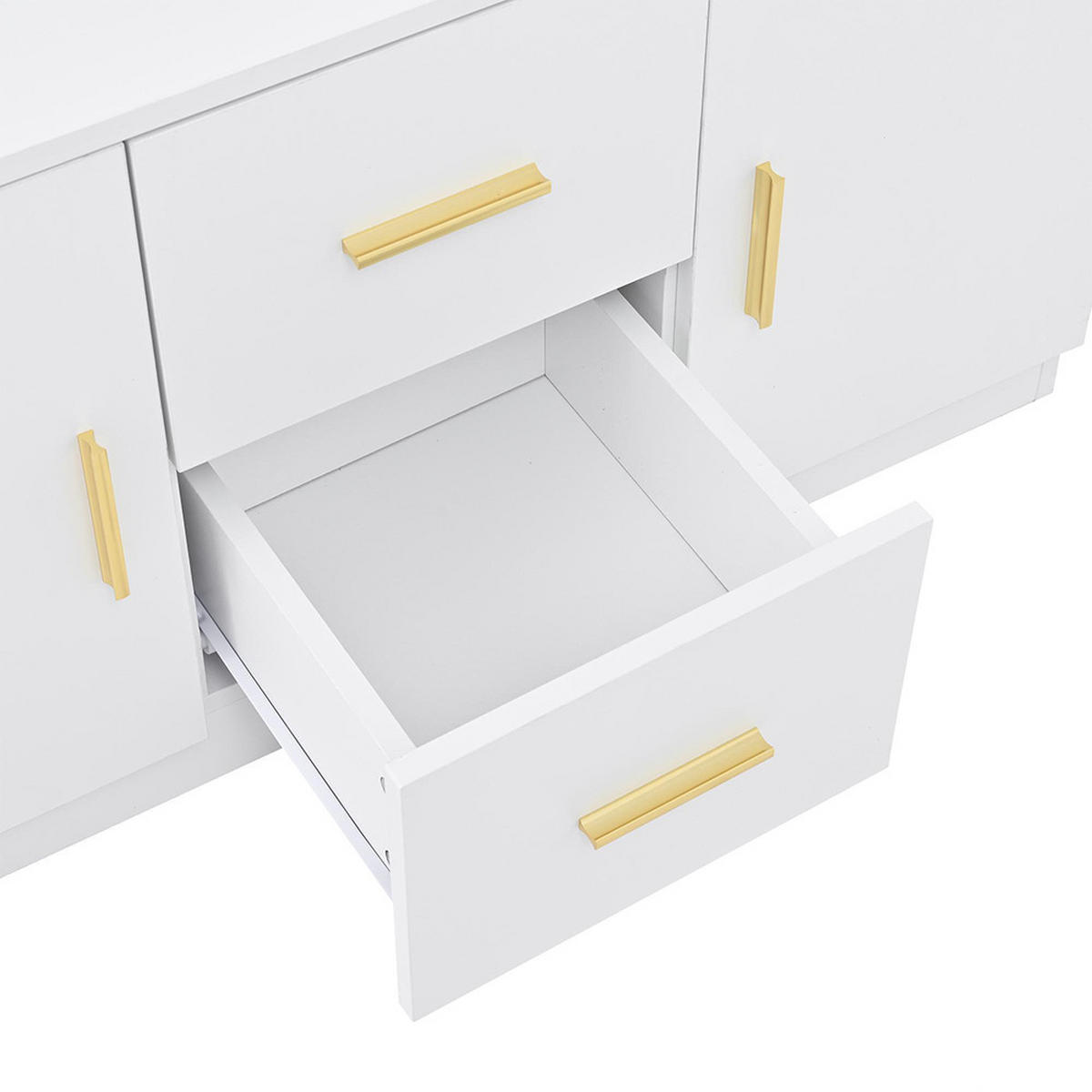 GARDEROBE 90x40x180cm mit Regal,Weiß - Weiß, Holzwerkstoff (90/180/40cm) - KOMHTOM