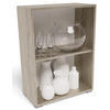 BÜCHERREGAL 80 EX3 Sonoma Eiche 60/30/80 cm - Sonoma Eiche, Holzwerkstoff (60/80/30cm) - Matkam Möbel