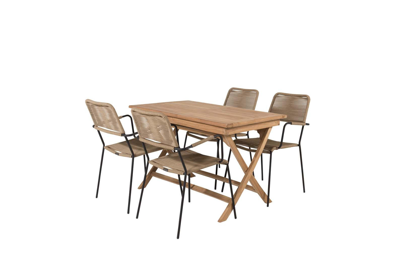 GARTENSET braun - Braun, Holzwerkstoff - ebuy24