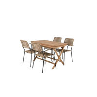 GARTENSET braun - Braun, Holzwerkstoff - ebuy24