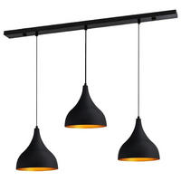 PENDELLEUCHTE Adash 26/28 cm - Goldfarben/Schwarz, Metall (26/28cm) - Bamyum