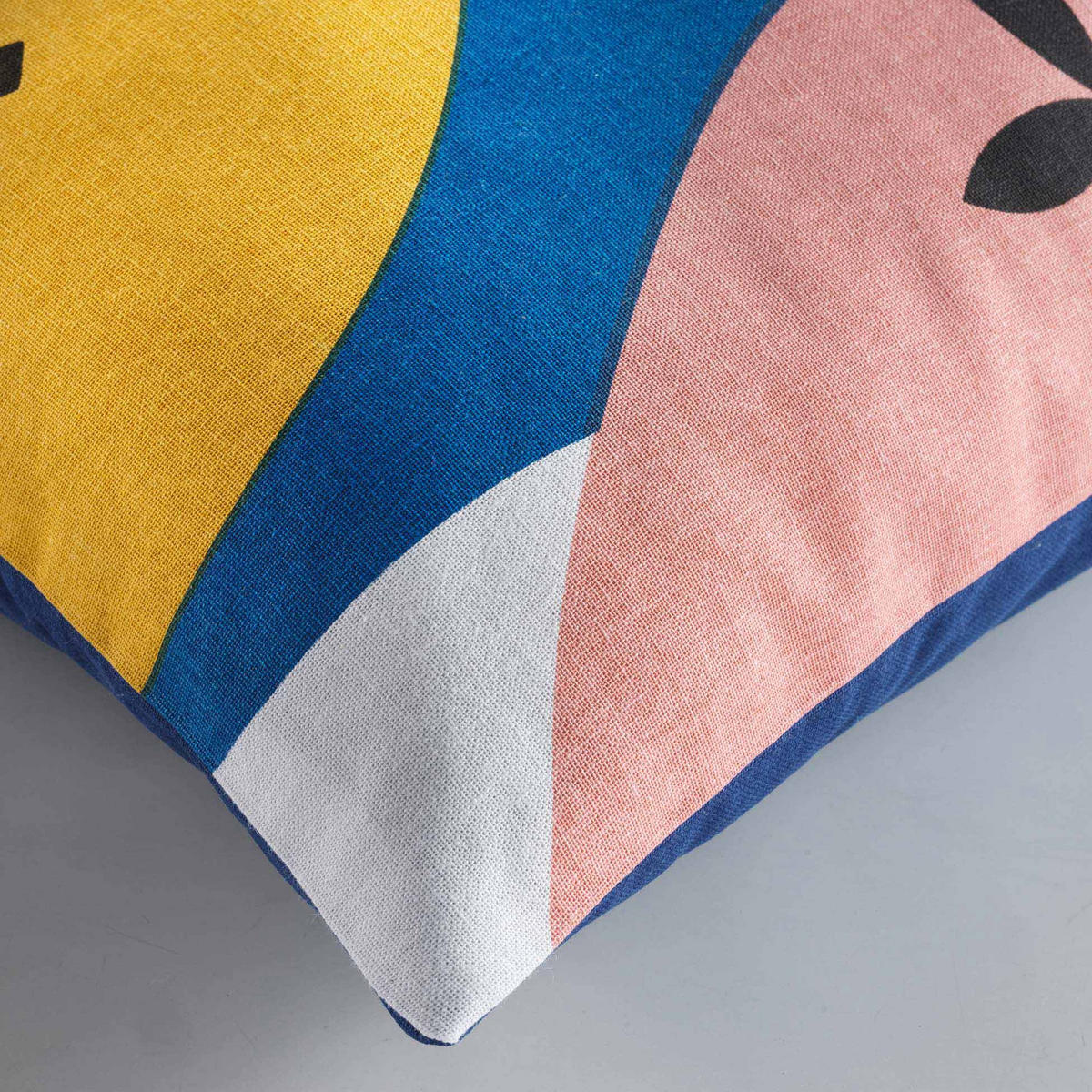 ZIERKISSEN Papaya 45/45 cm - Multicolor, Naturmaterialien (45/45cm) - Douceur d´intérieur