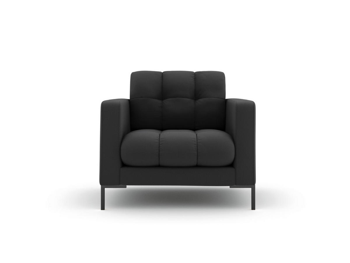 SESSEL Mamaia aus strukturiertem Stoff dunkelgrau - Dunkelgrau, Textil (92/75/87cm) - Micadoni