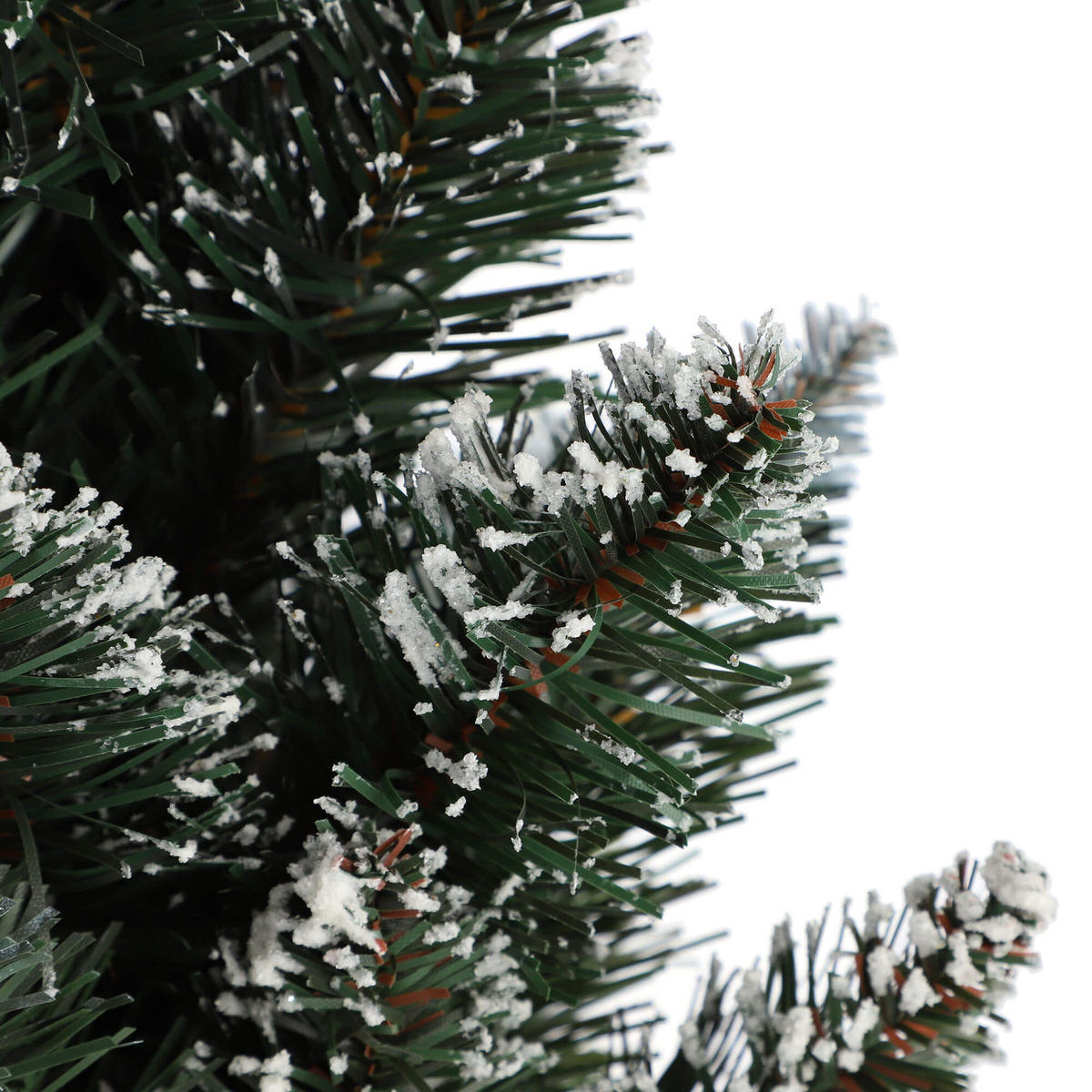 KADAX Künstlicher Weihnachtsbaum klein, 50 cm, schneebedeckte Kiefer, Jute - Grün, Kunststoff (55cm) - KADAX