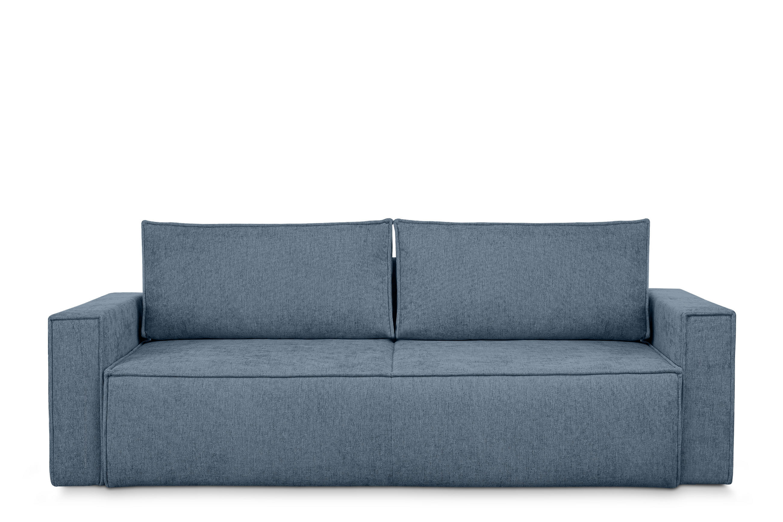 3-SITZER-SOFA NAPI II mit Schlaffunktion, hellblau - Hellblau, Textil (228/89/101cm) - KONSIMO®