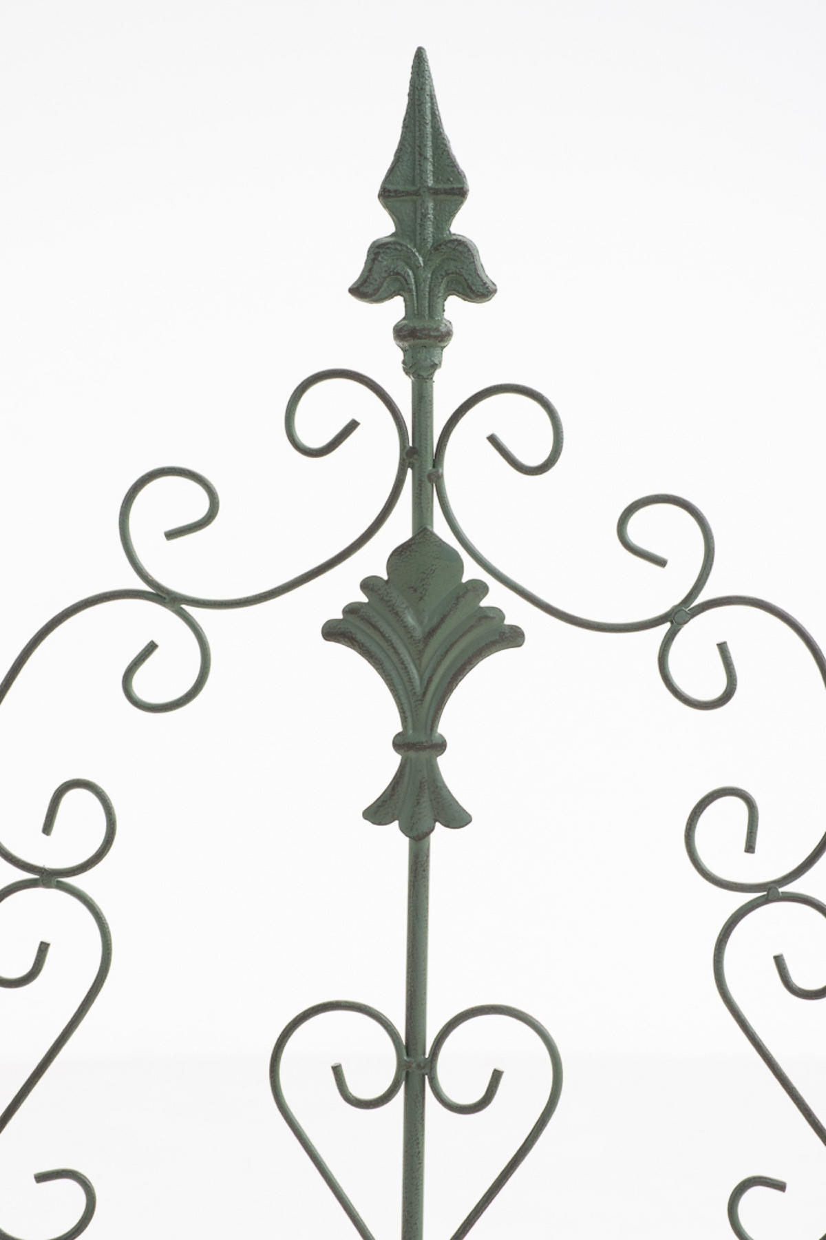 RANKGITTER Burk antik-grün - Grau, Metall (35/122/7cm) - TPFGarden