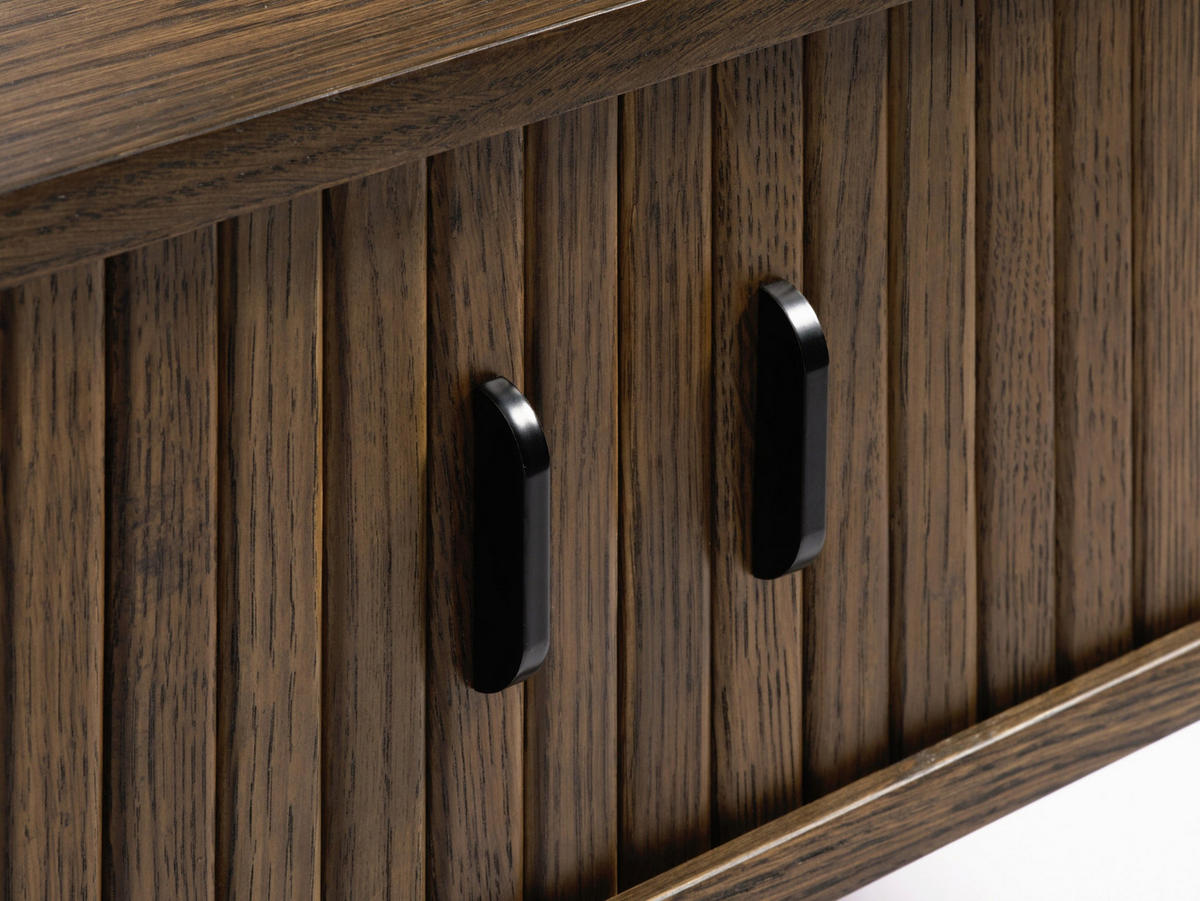 COUCHTISCH Gativel Räuchereiche 120/60 cm - Alteiche/Schwarz, Holzwerkstoff/Kunststoff (60/120/45cm) - Selsey