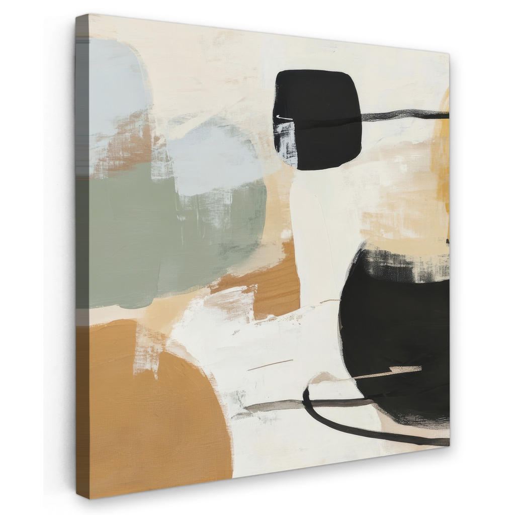 MuchoWow OBRAZ NA PLÁTNĚ Malba - abstraktní - barvy 50x50 cm